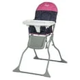 Cosco Kids Simple Fold High Chair – Compact Portable Noir Dot