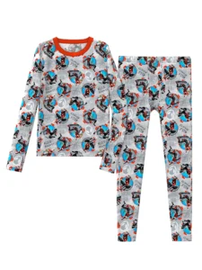 Cuddl Duds Miles Morales Boys Thermal Set – Marvel-Inspired Comfort