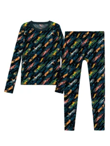 Cuddl Duds Miles Morales Boys Thermal Set – Marvel-Inspired Comfort
