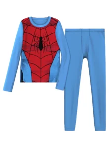 Cuddl Duds Miles Morales Boys Thermal Set – Marvel-Inspired Comfort