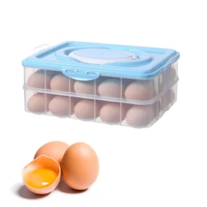 CWC 2-Level Egg Carrier – Space-Saving Storage for 2 Dozen Eggs