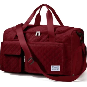 DAKIMOE Travel Duffel Bag – Women, Lightweight, $19.99