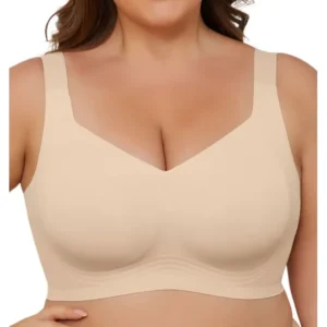 Daystry Smooth Wireless Bra for Women – No Underwire Seamless Comfort