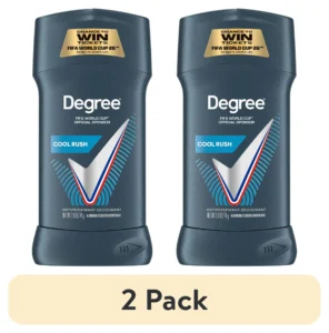 Degree Cool Rush Antiperspirant Deodorant Twin Pack – 72h Odor Shield