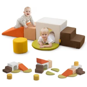 Delta Children 7-Piece Foam Play Fort – Safe Creative Building Fun