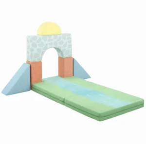 Delta Children 7-Piece Foam Play Fort – Safe Creative Building Fun