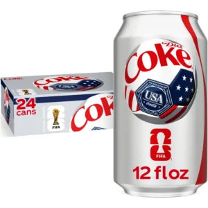 Diet Coke Diet Cola Soda Pop 12 fl oz Cans 24 Pack