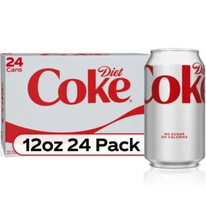 Diet Coke Diet Cola Soda Pop 12 fl oz Cans 24 Pack