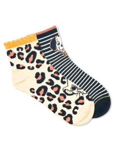 Disney Classics Ankle Socks 2-Pack – Women’s Size 4-10, Comfort Fit