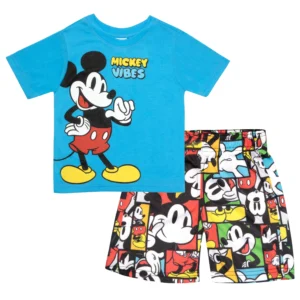 Disney Mickey Mouse Toddler Boy T-Shirt & Shorts Set – 2 Piece