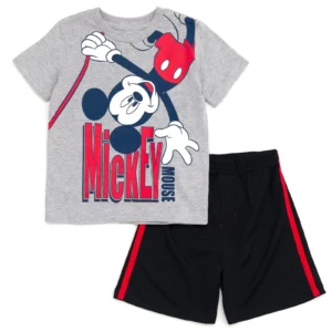 Disney Mickey Mouse Toddler Boy T-Shirt & Shorts Set – 2 Piece
