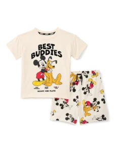 Disney Mickey Mouse Toddler Boy T-Shirt & Shorts Set – 2 Piece