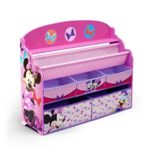 Disney Minnie Mouse 6 Bin Toy Storage Organizer – Fun & Practical