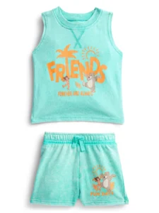 Disney The Jungle Book Baby Tank & Shorts Set – Adorable Graphic Outfit