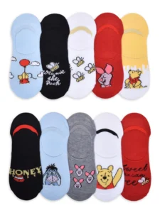 Disney Winnie the Pooh Women s No Show Socks 3 Pack Size 4 10