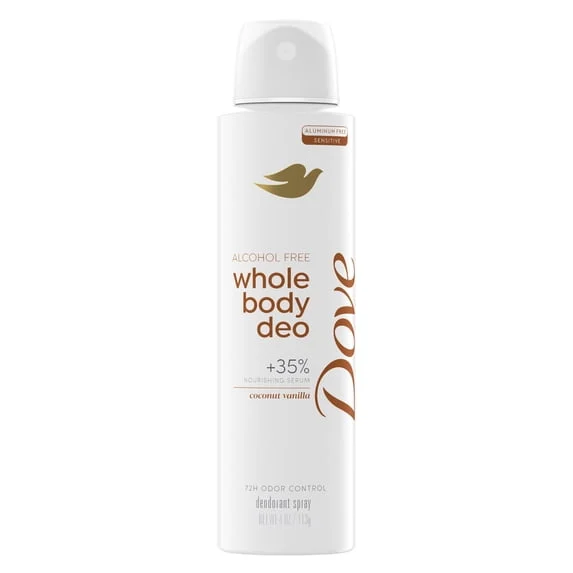 Dove Cocoa Vanilla Body Spray – Long-lasting Fragrance