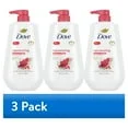 Dove Rejuvenating Pomegranate & Hibiscus Body Wash 3-Pack – 30.6 oz Each with Pump