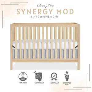 Dream On Me Sustainable Pinewood MOD Crib – Meadow Green