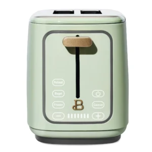 Drew Barrymore Beautiful 4 Slice Toaster with Touch Display – Sage Green