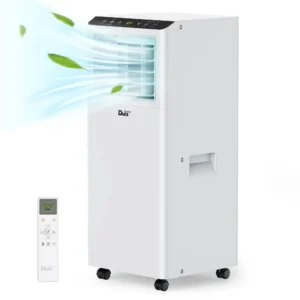 DuraComfort 8000BTU Portable Air Conditioner for Room up to 230 Sq Ft 3 in 1 AC Unit 5100BTU SACC Cooling Dehumidifying Fan