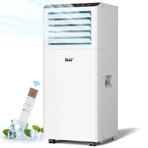 DuraComfort 8000BTU Portable Air Conditioner for Room up to 230 Sq Ft 3 in 1 AC Unit 5100BTU SACC Cooling Dehumidifying Fan