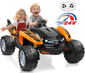 East Doll 24V Power Ride UTV – 4WD 2-Seater with Bluetooth