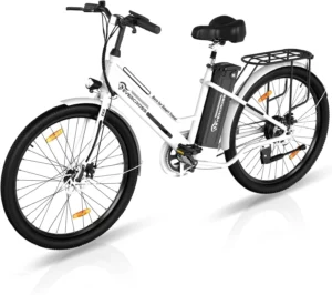 EVERCROSS 500W Electric Bike 26″ – 20MPH, Removable Battery UL2849