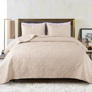 Exclusivo Mezcla Queen Quilt Set – Lightweight Vintage Bedding with Shams