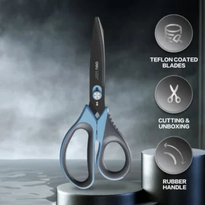 Farberware All Purpose Scissors – Soft Grip, Blade Cover, Razor Sharp