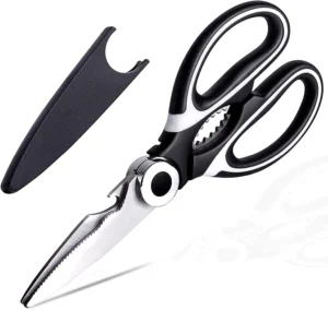 Farberware All Purpose Scissors – Soft Grip, Blade Cover, Razor Sharp
