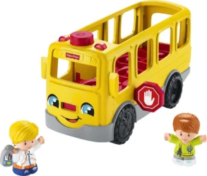 Fisher-Price Musical School Bus Toddler Toy – with 2 Figures