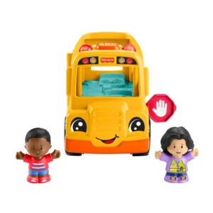 Fisher-Price Musical School Bus Toddler Toy – with 2 Figures