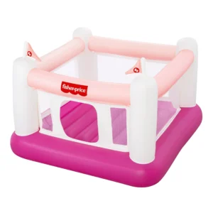 Fisher-Price Pink Bouncer with Activity Bar – Soothing Vibrations
