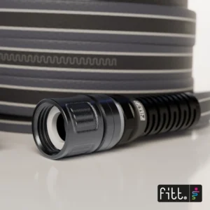 FITT Commercial Grade 5/8 x 50 Garden Hose – Heavy Duty Kink-Resistant