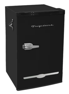 Frigidaire 3 2 Cu ft Retro Compact Refrigerator With Side Bottle Opener EFR376 Coral