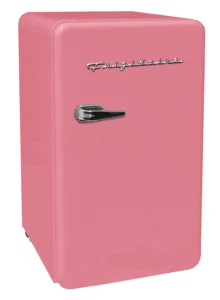Frigidaire 3 2 cu ft Single Door Retro Compact Fridge EFR372 Pink
