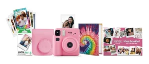 Fujifilm Instax Mini SE Instant Camera Bundle – Pink