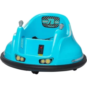 FunPark 6V Bumper Car for Toddlers – LED Lights, 360° Spin
