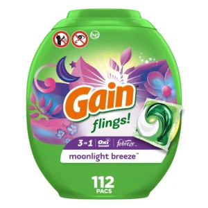 Gain Flings Laundry Detergent Packs with Oxi Boost – Febreze Scent