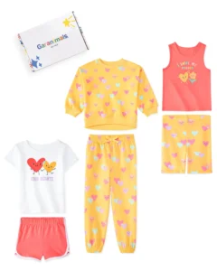Garanimals Baby and Toddler Girl Mix and Match Outfit Set 6 Piece Sizes 0 Months 6T