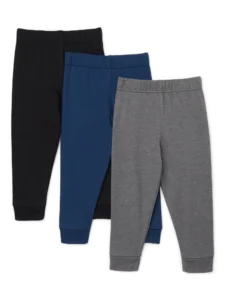 Garanimals Baby Boy French Terry Joggers 3-Pack – Cozy Value
