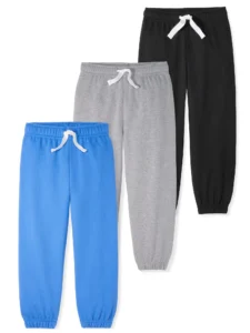 Garanimals Baby Boy French Terry Joggers 3-Pack – Cozy Value