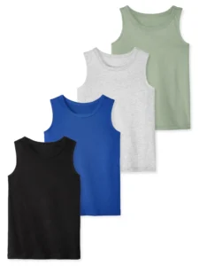 Garanimals Baby Girl Jersey Tank Tops 4-Pack – Soft Sizes 0M-6T