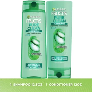 Garnier Fructis Pure Clean Straightening Shampoo & Conditioner Set