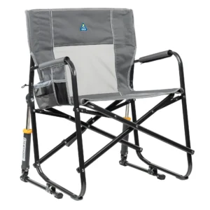GCI Outdoor Freestyle Rocker Foldable Rocking Camp Chair Maroon