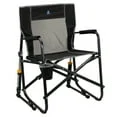 GCI Outdoor Freestyle Rocker Folding Rocking Camping Chair Black