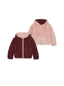George Faux Fur Trimmed Sweater Toddler – Cozy Winter Style