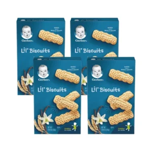 Gerber Lil Biscuits Vanilla Wheat – 8-Pack Value $20