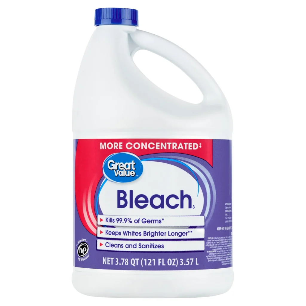 Great Value 121 fl oz Bleach – Powerful Stain Removal
