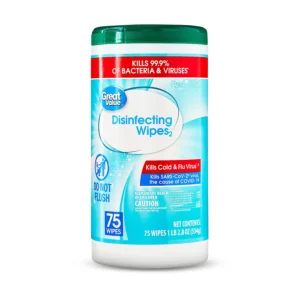 Great Value Disinfecting Wipes Fresh Scent 75 Count